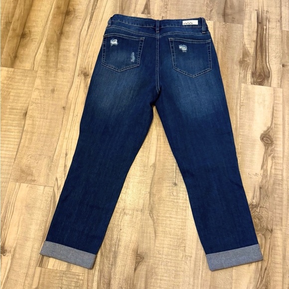 Women’s dollhouse Denim Cuffed Jeans - Picture 2 of 5